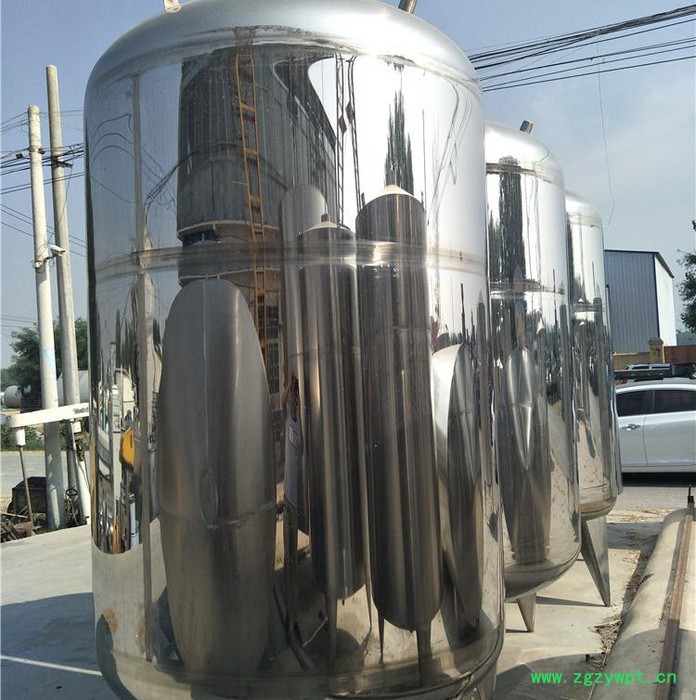昌兴出售二手不锈钢发酵罐 二手不锈钢储罐 二手不锈钢搅拌罐图3