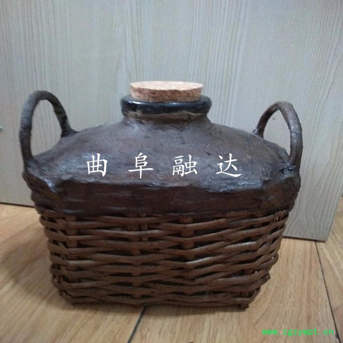 融达550木质 酒海不锈钢罐发酵罐条编酒篓加工定做图2