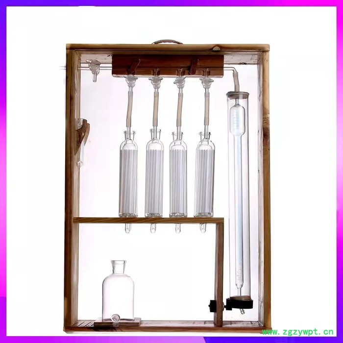 韦斯实验19021902奥氏气体分析仪四管气体分析器91型梳形管量气管4水准瓶干燥管气体吸收瓶图5