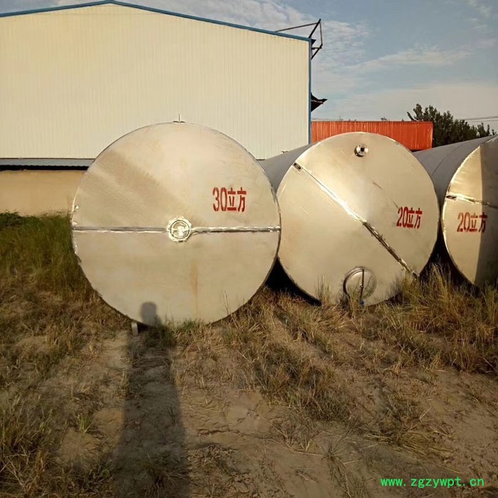 道鑫 不锈钢储罐 不锈钢罐 不锈钢发酵罐 立方储罐 二手搅拌罐图2