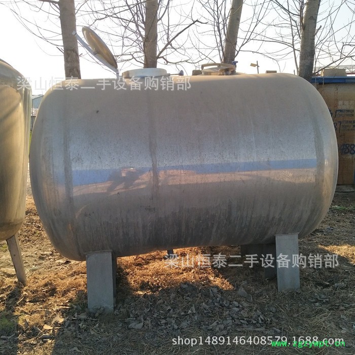 促销二手不锈钢储罐 二手不锈钢发酵罐 二手不锈钢储存原料罐图3