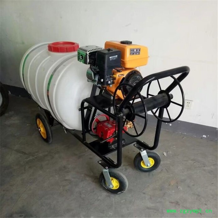 拉管式水田打药机双管双枪可施液体肥打药机 消毒机械灭菌设备图2