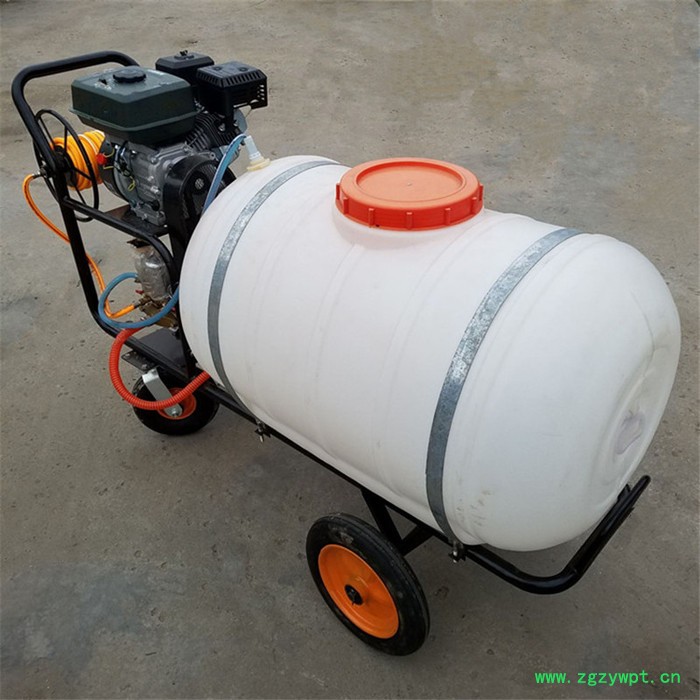 拉管式水田打药机双管双枪可施液体肥打药机 消毒机械灭菌设备图6