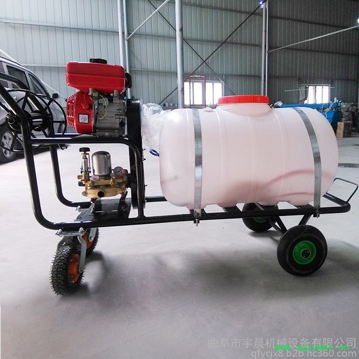 拉管式水田打药机双管双枪可施液体肥打药机 消毒机械灭菌设备图4