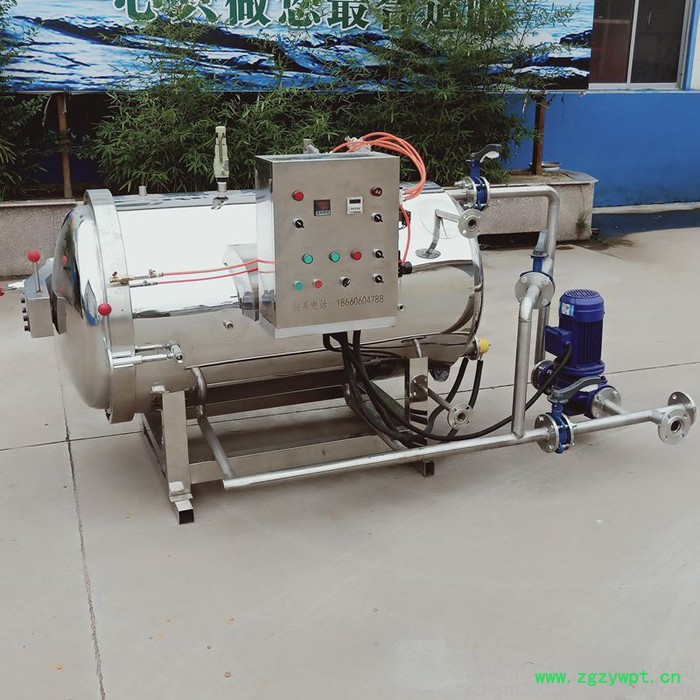 众惠900型真空袋装食品杀菌釜 燕窝灭菌设备 猪蹄杀菌锅图4