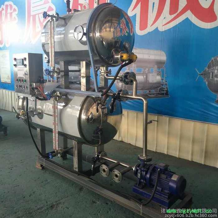 雅辰机械大型食用菌灭菌设备灭菌釜肉制品杀菌锅多功能杀菌锅设备厂家现货直销图7