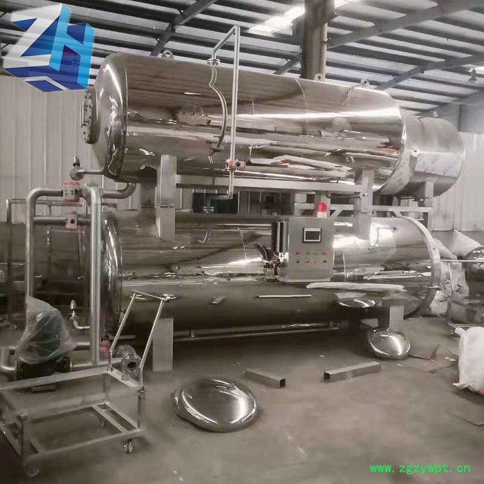 众惠工贸500*800双层罐头鸭蛋杀菌锅真空食品高压灭菌设备粽子玉米熟食灭菌釜图4