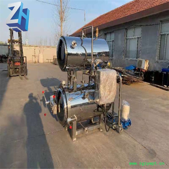 众惠工贸500*800双层罐头鸭蛋杀菌锅真空食品高压灭菌设备粽子玉米熟食灭菌釜图3