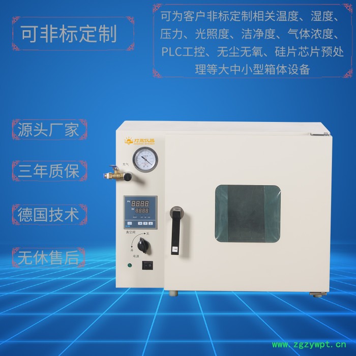灯晟仪器DZF-6250N 充氮真空干燥箱（自动控制充氮） 非标定制全自动真空干燥箱 真空充氮烘箱 真空干燥设备上海厂家图3