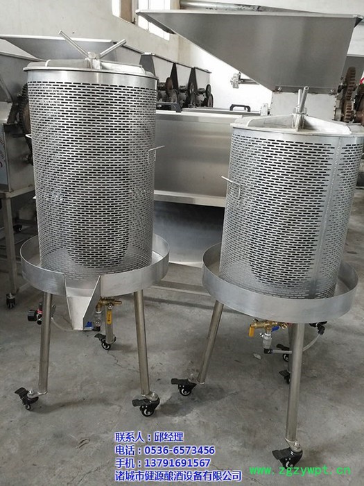 果酒压榨机 酿酒设备 蒸馏设备 发酵罐图3