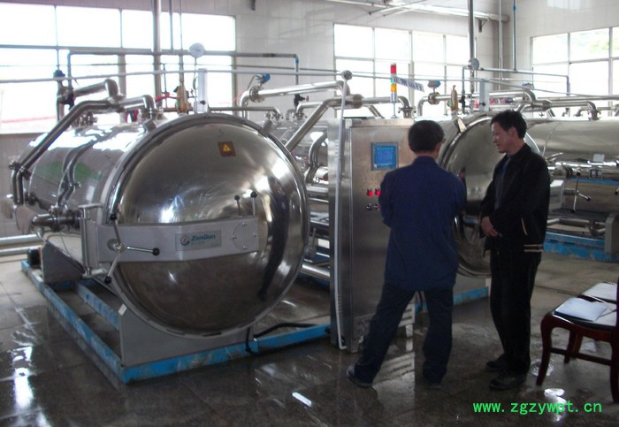 卧式高温杀菌锅 高温杀菌锅 食品灭菌设备图2