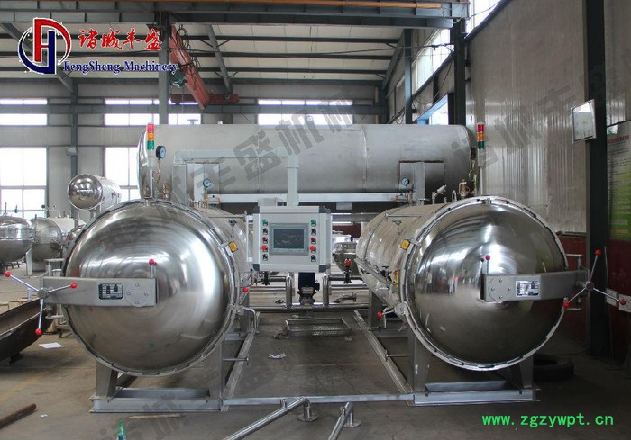 食品高温灭菌设备厂家 诸城丰盛机械 牛肉干高温杀菌锅图4