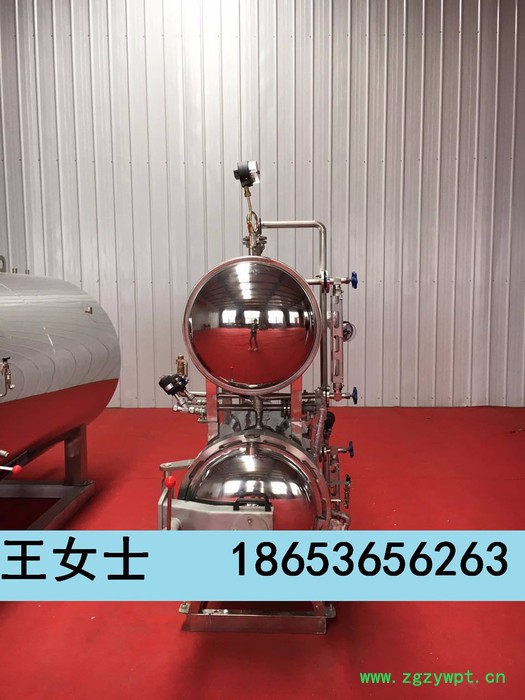 食品高温灭菌设备厂家,诸城万华机械,牛肉干高温杀菌锅图4