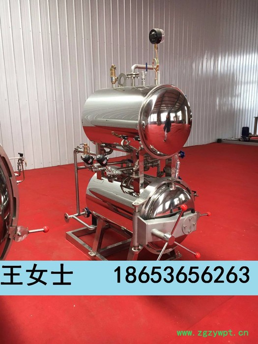 食品高温灭菌设备厂家,诸城万华机械,牛肉干高温杀菌锅图3