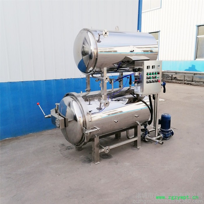 众惠900型电加热高温杀菌锅 罐头灭菌设备 燕窝高压杀菌釜图3