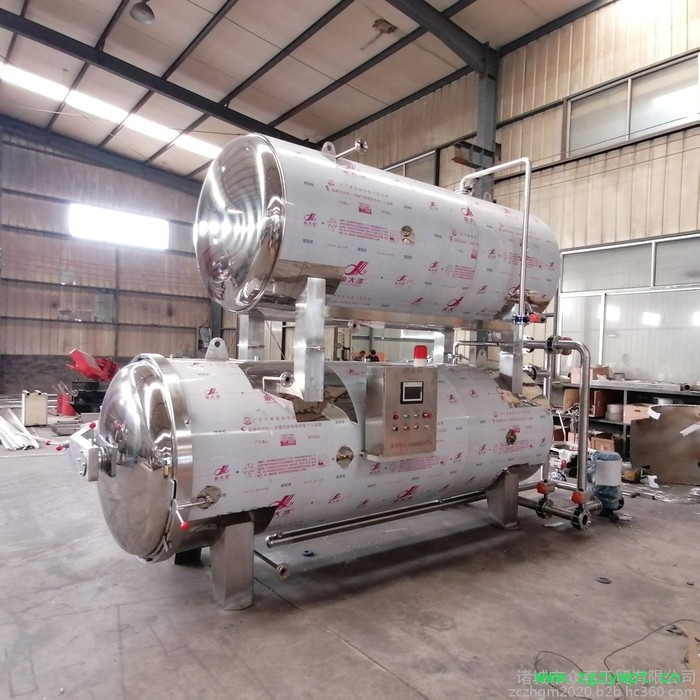 众惠900型电加热高温杀菌锅 罐头灭菌设备 燕窝高压杀菌釜图6