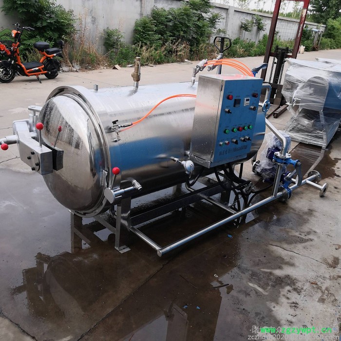 众惠900型电加热高温杀菌锅 罐头灭菌设备 燕窝高压杀菌釜图4