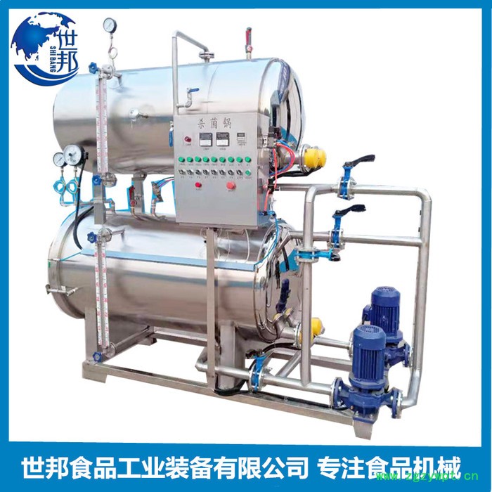高温高压杀菌锅 粽子罐头灭菌设备 豆干烧鸡杀菌釜 酱牛肉灭菌机图2