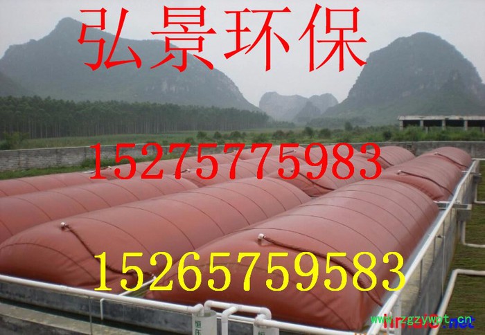 供应弘景红泥沼气袋|红泥沼气设备|红泥发酵罐图2