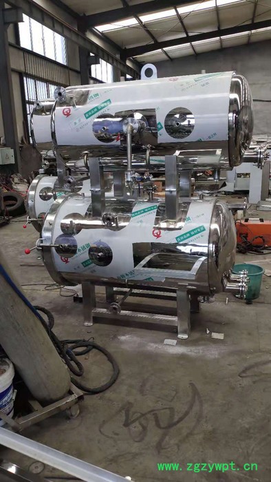 星科 江西熏肉制品灭菌锅 海参反压蒸煮杀菌锅  全自动商用双锅并联水浴高温高压灭菌设备图5