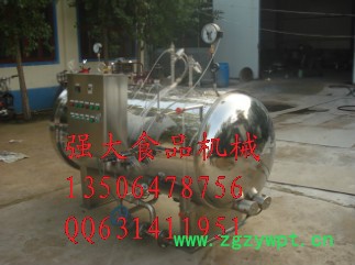 供应杀菌锅鸡鸭鱼肉蛋鲜玉米杀菌设备灭菌罐双层杀菌锅熟食品灭菌设备图3