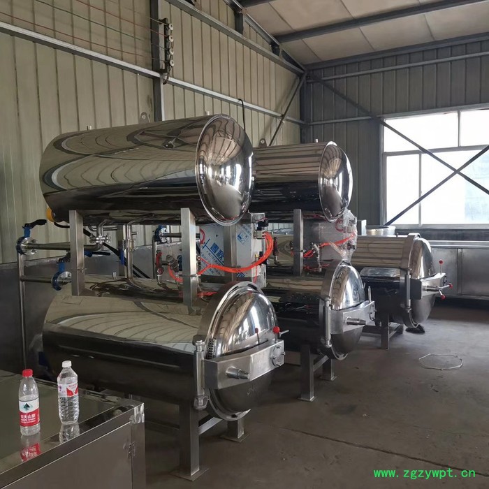 众惠1000型全自动杀菌锅 卤蛋灭菌设备 真空包装高温杀菌釜图8