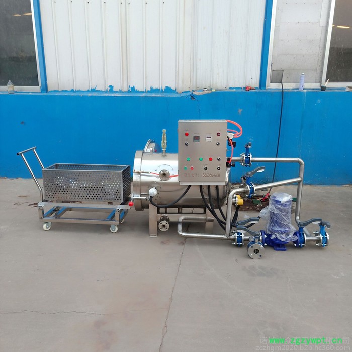 众惠1000型全自动杀菌锅 卤蛋灭菌设备 真空包装高温杀菌釜图2