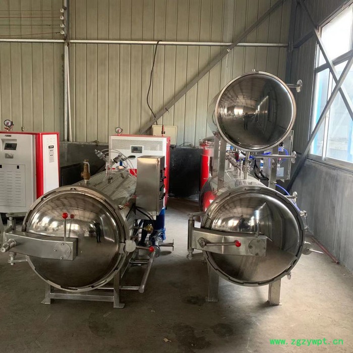 众惠1000型全自动杀菌锅 卤蛋灭菌设备 真空包装高温杀菌釜图7
