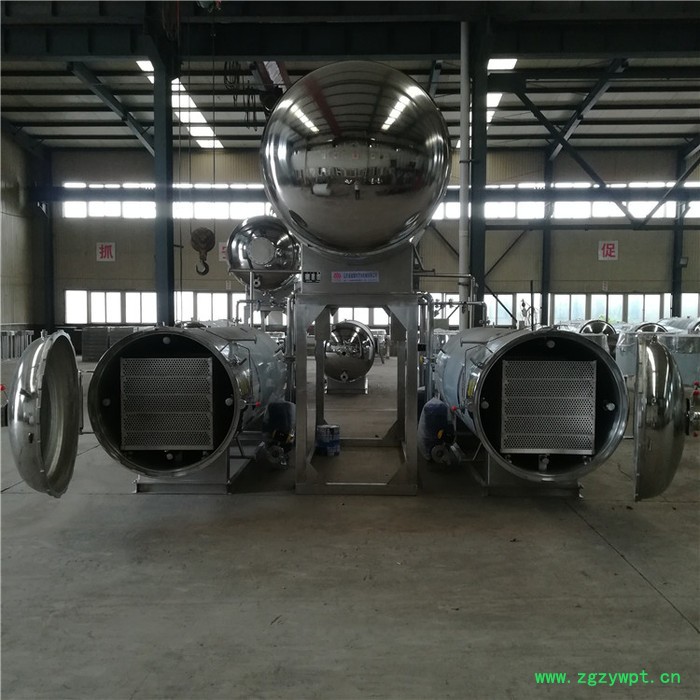 真空卤制品杀菌设备 软包装蛋制品杀菌锅 真空包装宠物食品杀菌锅 水浴式高温灭菌设备型号 不锈钢材质全自动杀菌图5