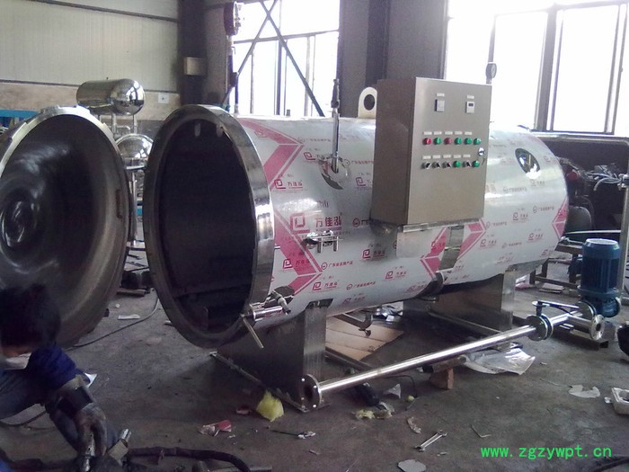 强大杀菌锅设备 食品肉制品灭菌罐 猪蹄凤爪灭菌设备肉卤肉杀菌设备驴肉杀菌锅图6