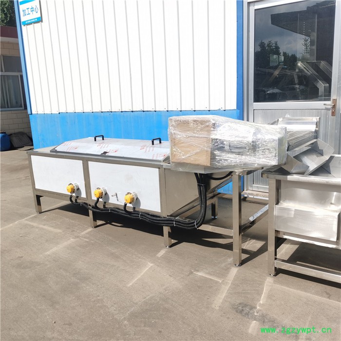 众惠3米  全自动蔬菜漂烫杀青流水线 酱菜低温巴氏杀菌机 黄酒灭菌设备图4