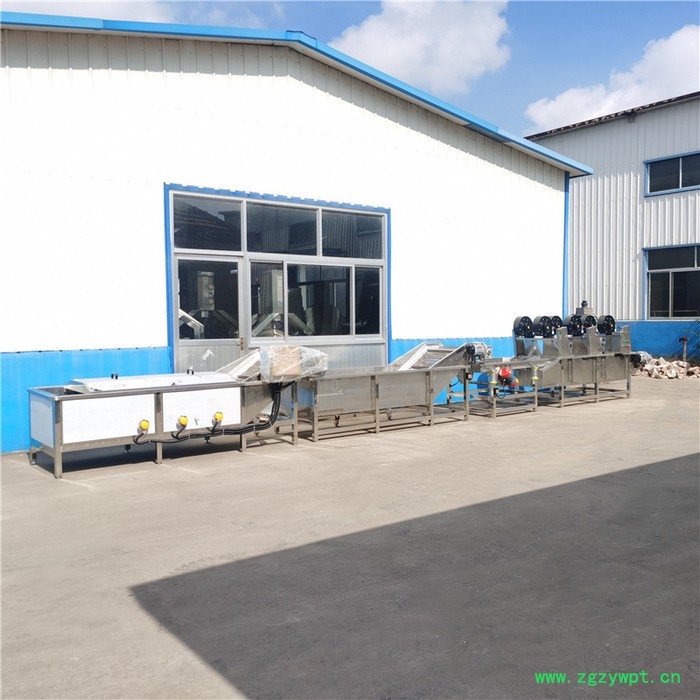 众惠3米  全自动蔬菜漂烫杀青流水线 酱菜低温巴氏杀菌机 黄酒灭菌设备图3