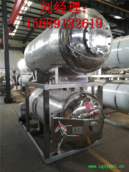 火腿肠红肠杀菌锅 牛羊肉熟食灭菌设备 食品杀菌锅 卧式辣椒酱灭菌釜 杀菌锅生产商 肉罐头高温高压杀菌锅价格图5