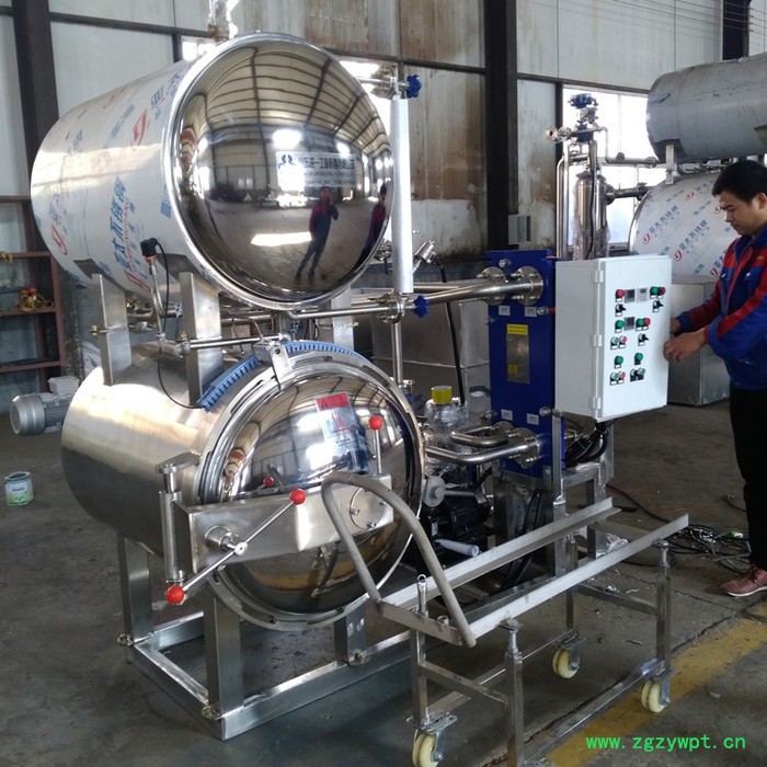 山东进一700型 电加热杀菌锅 小型狗粮猫粮高温灭菌设备图2