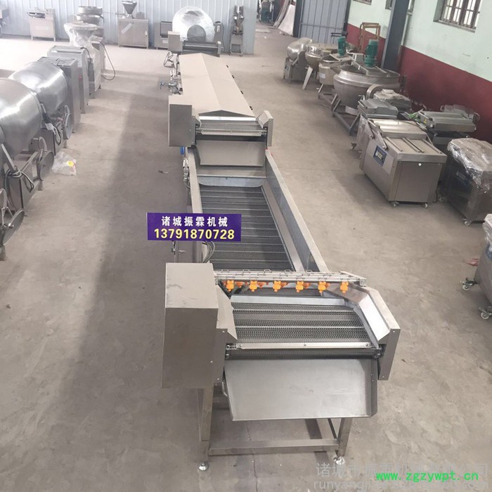 低温灭菌设备    肉制品连续式巴士杀菌线     振霖巴氏杀菌机厂家 价格图5