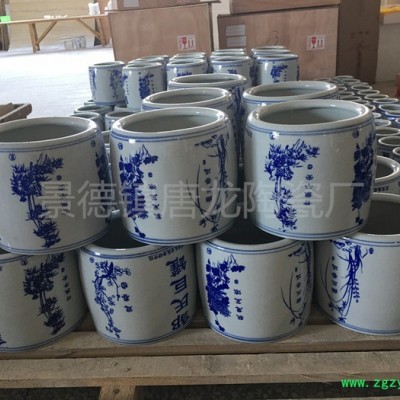 陶瓷拨火罐定做 景德镇大号火罐批发