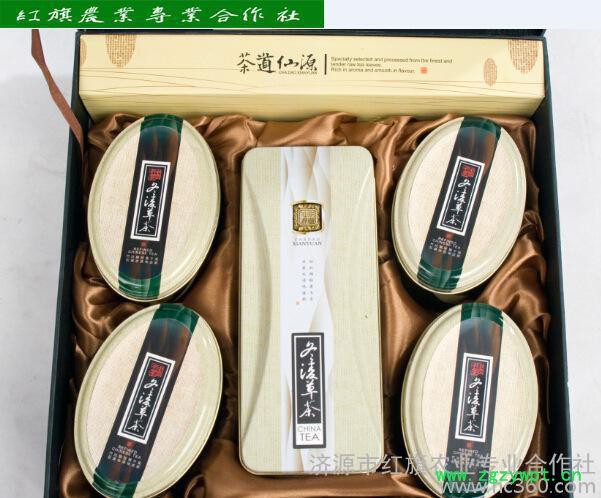 济世药业冬凌草茶礼盒装过节送礼 草药草保健茶茶叶图3