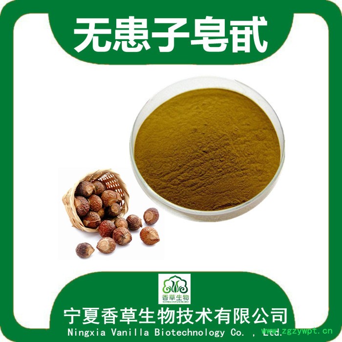 无患子粉发泡剂原料 香草生物供应木患子粉120目 无患子浓缩粉水溶性好图2