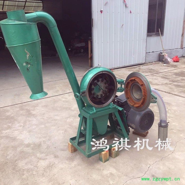 高效齿爪式陈皮磨粉机家用电面粉机械无尘式立式玉米粉碎打面机图6