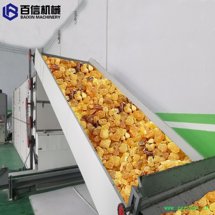 百信枫香脂烘干机 枫香脂脱水设备 多层带连续式干燥机图5