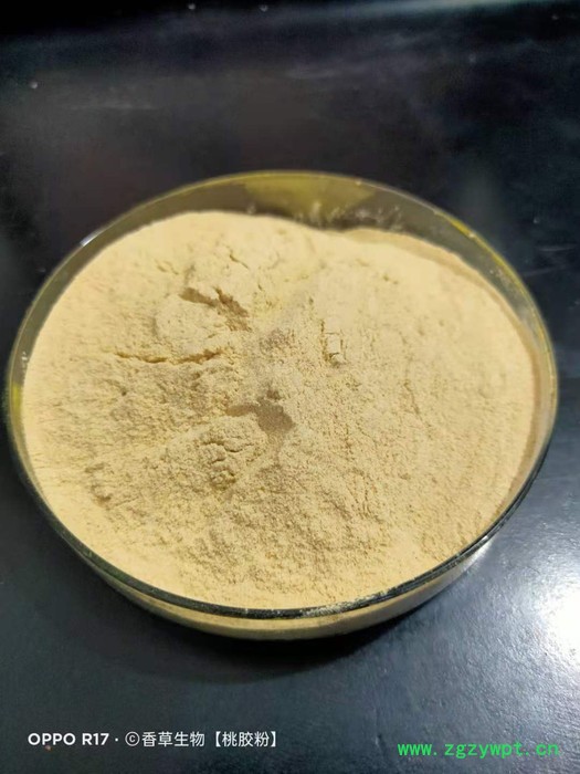 桃胶原粉96% 香草生物批发桃胶粉溶于水成糊状 桃胶提取物现货图2
