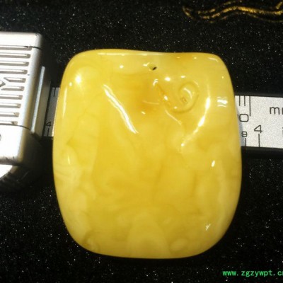 川东珠宝 波罗的海琥珀蜜蜡雕刻羊吊坠无优化蜜蜡吉祥挂件