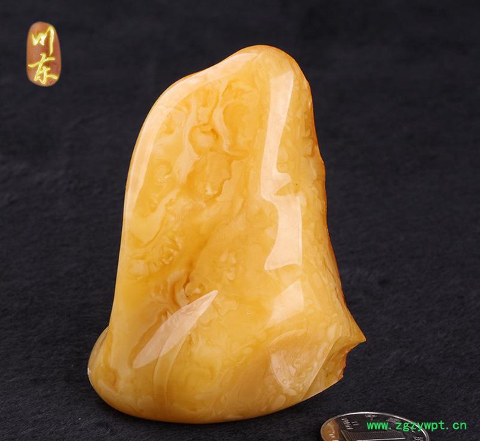 川东珠宝琥珀蜜蜡原石50-100克乌克兰鸡油黄原料工厂图2