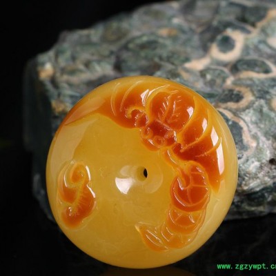 川东直销蜜蜡吊坠 无优化琥珀蜜蜡原矿项坠保真186-1