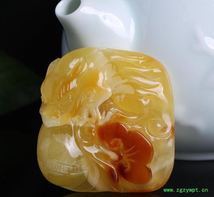 川东**琥珀蜜蜡雕刻挂件无忧化老蜜蜡吊坠206-215图3