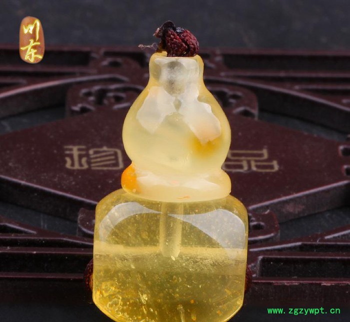 ** 琥珀蜜蜡金珀三通佛头 直销编号1-7图2