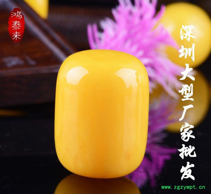 老蜜蜡DIY桶珠散珠 20-25mm波罗的海琥珀蜜蜡配件 鸿图2