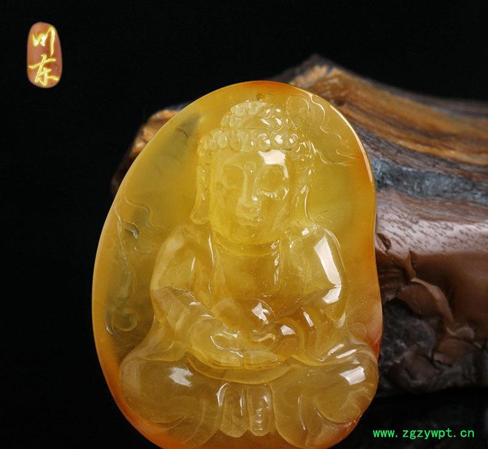 川东珠宝 琥珀蜜蜡吊坠 无优化蜜蜡原矿雕刻挂件直销100-1图3