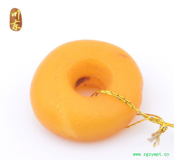 **琥珀蜜蜡藏式老蜜蜡算盘珠隔片平安扣挂件XY54-60图3