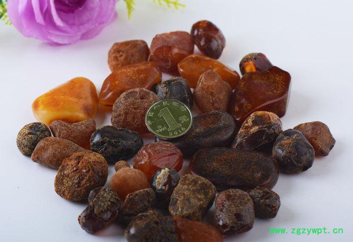 天然琥珀DIY原料 不规则蜜蜡原石碎石未去皮  鸿泰来20g图3